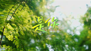 S1329梦然《是你》 #原版伴奏 #带和声 青春校园励志感恩唯美治愈节日晚会舞蹈演出舞台合唱高清LED视频背景素材