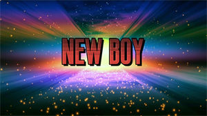 S1448毕业版《New boy》#伴奏 #无人声 歌词改编校园歌曲节日晚会舞蹈演出舞台高清LED视频背景素材