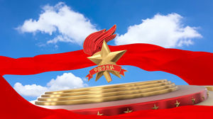 S1452儿童合唱《我们是共产主义接班人》#伴奏 #无人声 儿童爱国歌曲节日晚会舞蹈演出舞台高清LED视频背景素材