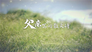 S1547许飞《父亲写的散文诗》#伴奏 #无人声 经典时光版年会感恩歌曲节日舞蹈演出舞台高清LED视频背景素材