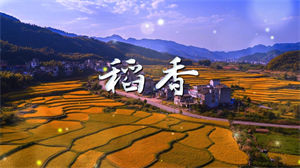 S1550贝瓦儿歌《稻香》#伴奏 #无人声 儿童唯美励志歌曲节日舞蹈演出舞台高清LED视频背景素材