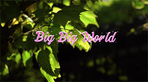 S1637Emilia《Big Big World》#伴奏 #无人声 唯美儿童手势舞英文歌曲节日晚会舞蹈演出舞台高清LED视频背景素材