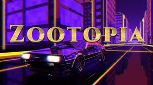 S1838舞蹈《Zootopia》#伴奏 #带和声 疯狂动物城2动感炫酷朋克赛博复古歌曲节日舞蹈演出舞台高清LED视频背景素材